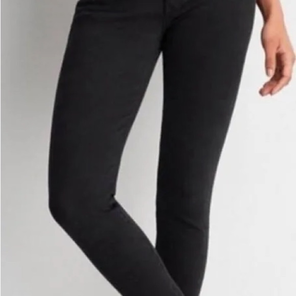 American Eagle Outfitters Dark Gray Skinny Jeans - Picture 3 of 5